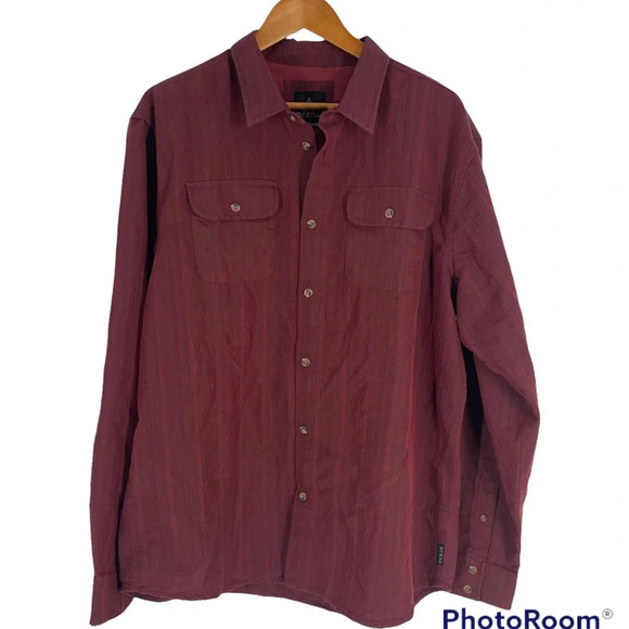 Mens Prana NWOT buttondown XL organic cotton - Picture 1 of 6